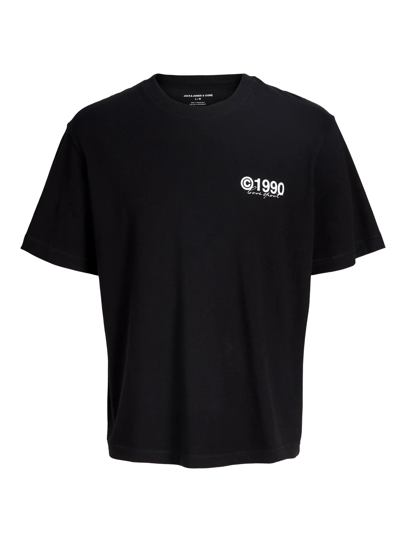 JACK & JONES T-SHIRT 1990 - Col. nero