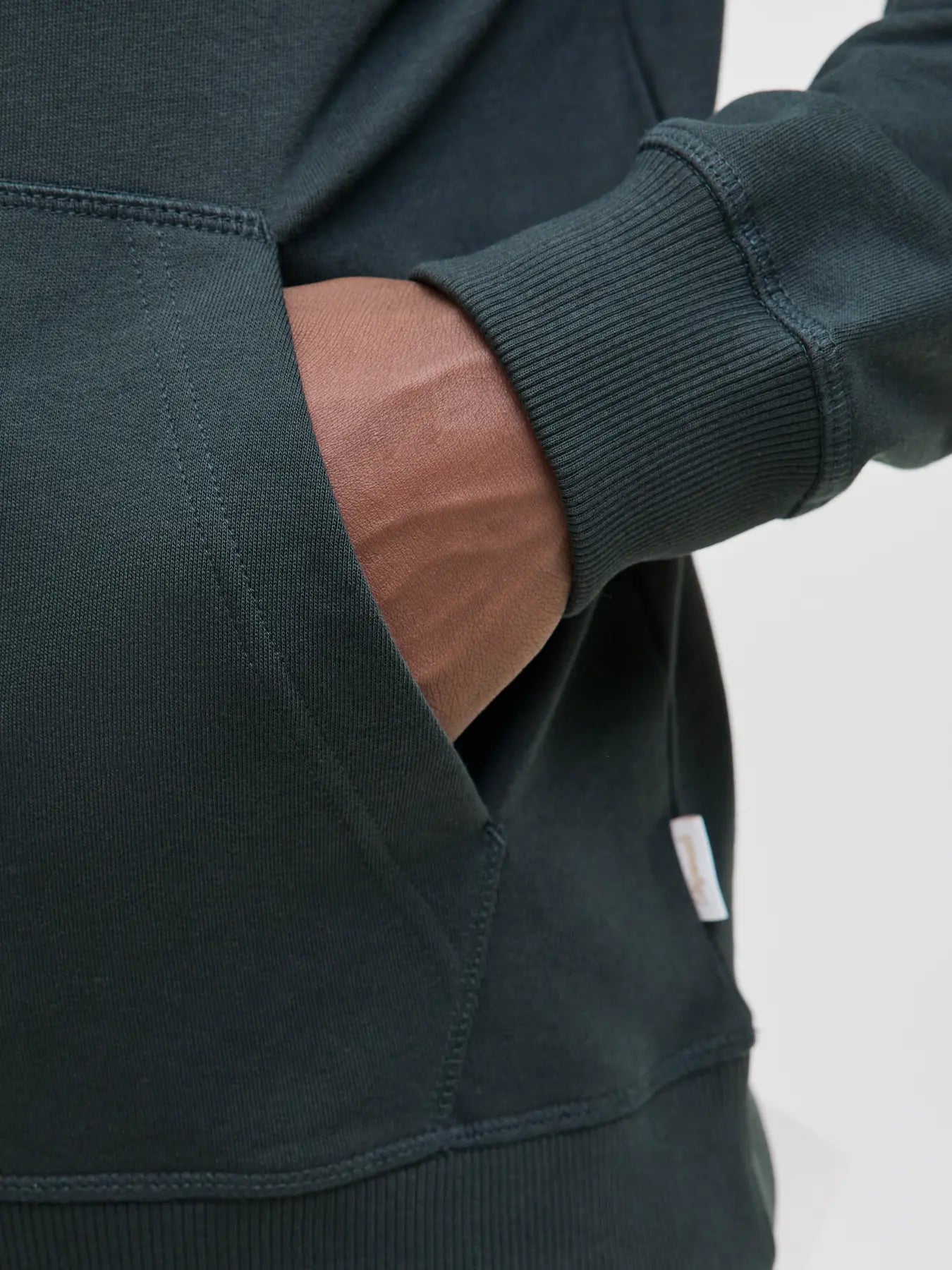 JACK & JONES FELPA CON CAPPUCCIO "JORNORREBRO" - Verde