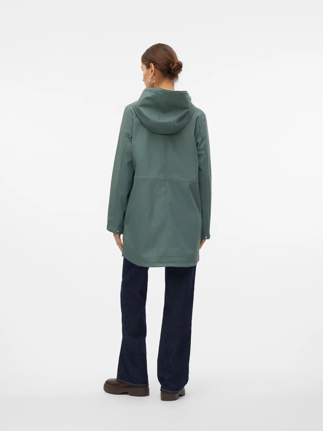 Vero Moda - Parka Impermeabile - Verde acqua