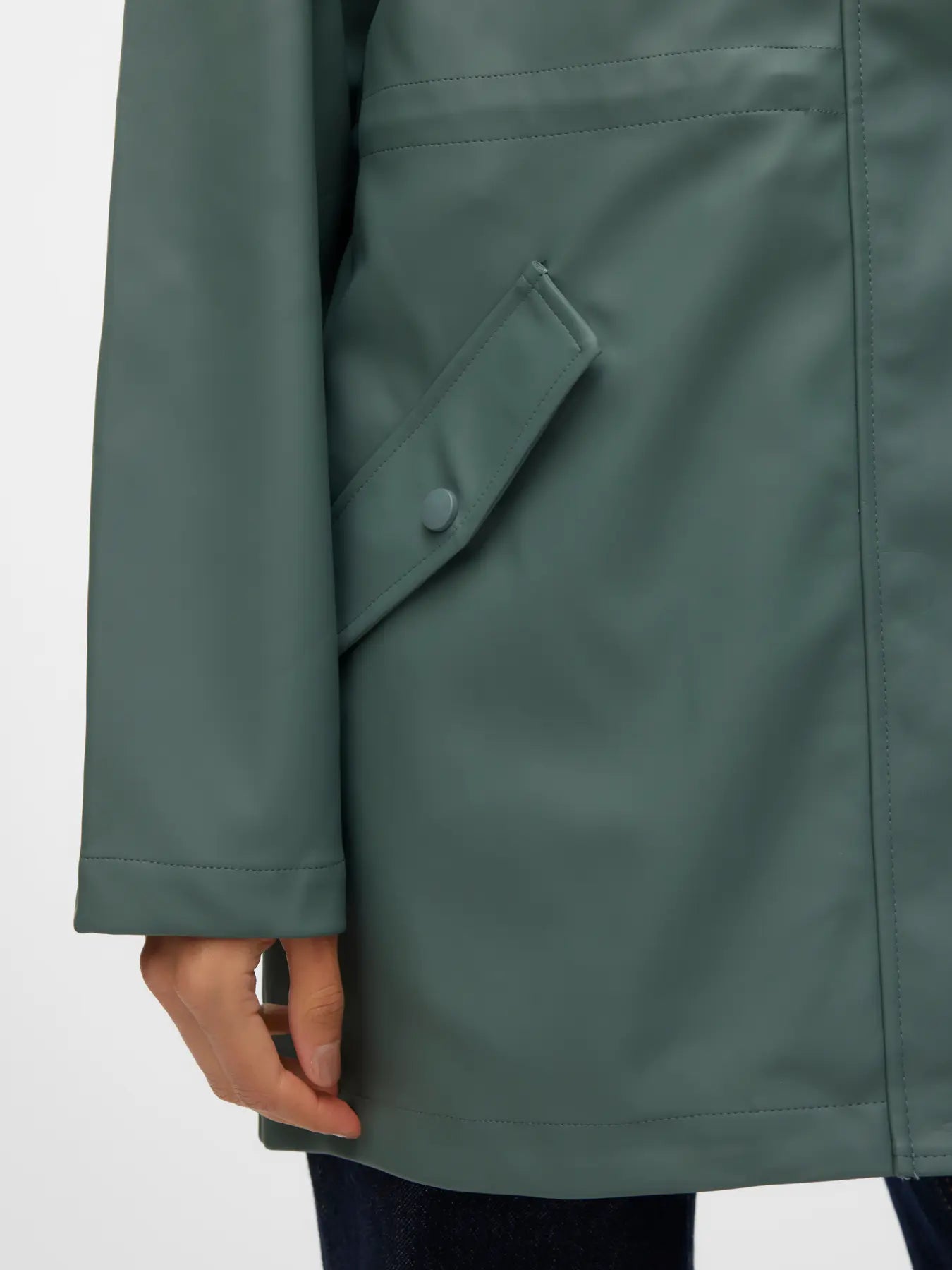 Vero Moda - Parka Impermeabile - Verde acqua