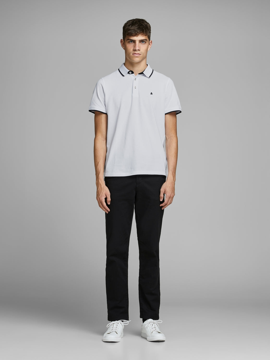 POLO "JACK & JONES" SLIM FIT - Col. Bianco