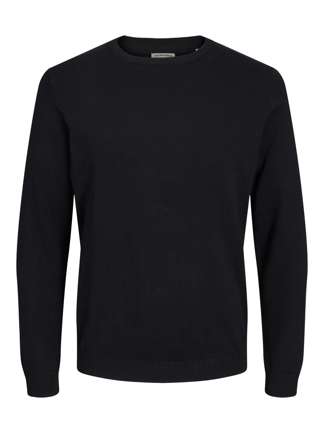 JACK & JONES MAGLIONE GIROCOLLO BASIC - Col. Nero