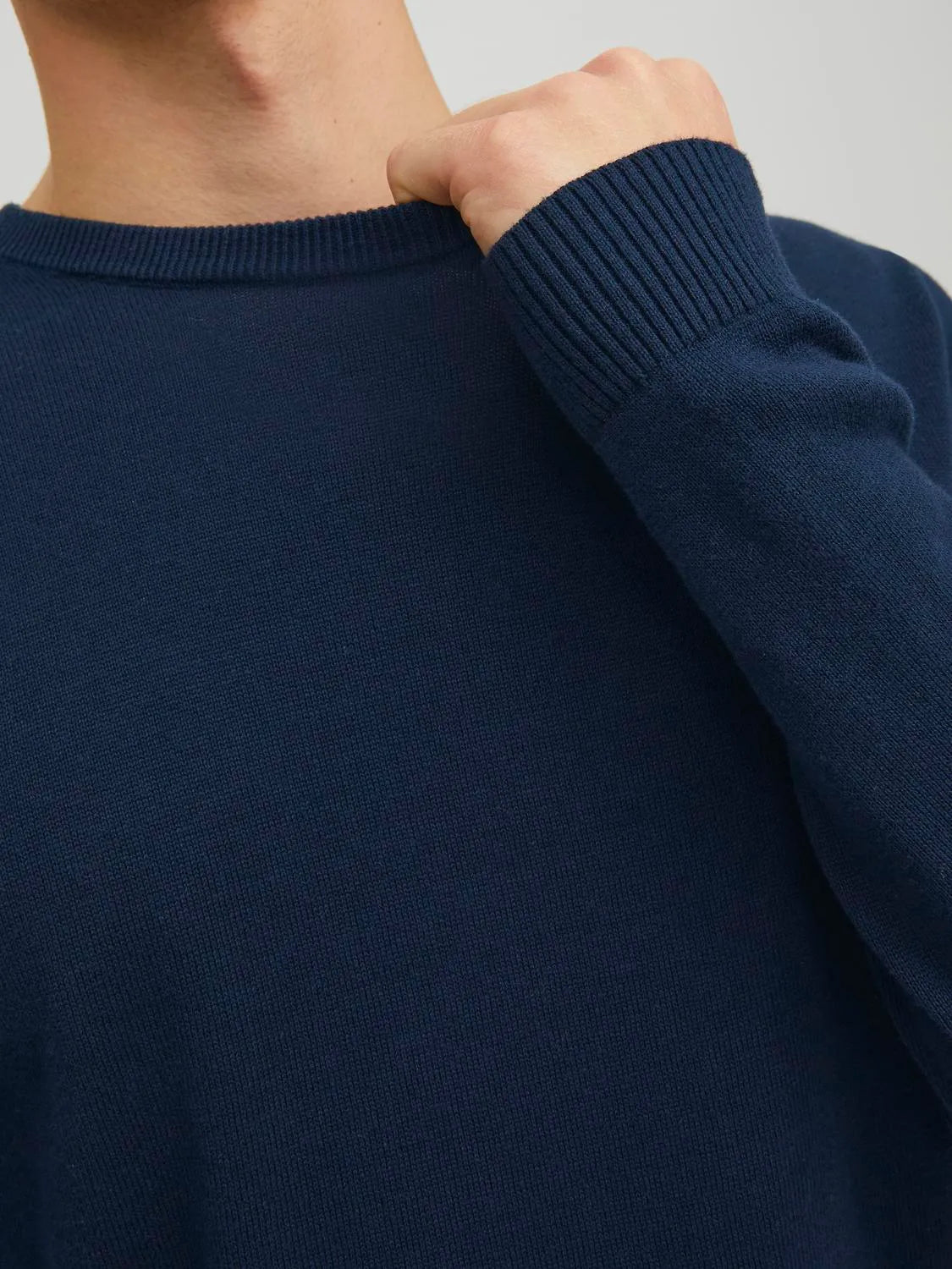 JACK & JONES MAGLIONE GIROCOLLO BASIC - Col. Dark navy