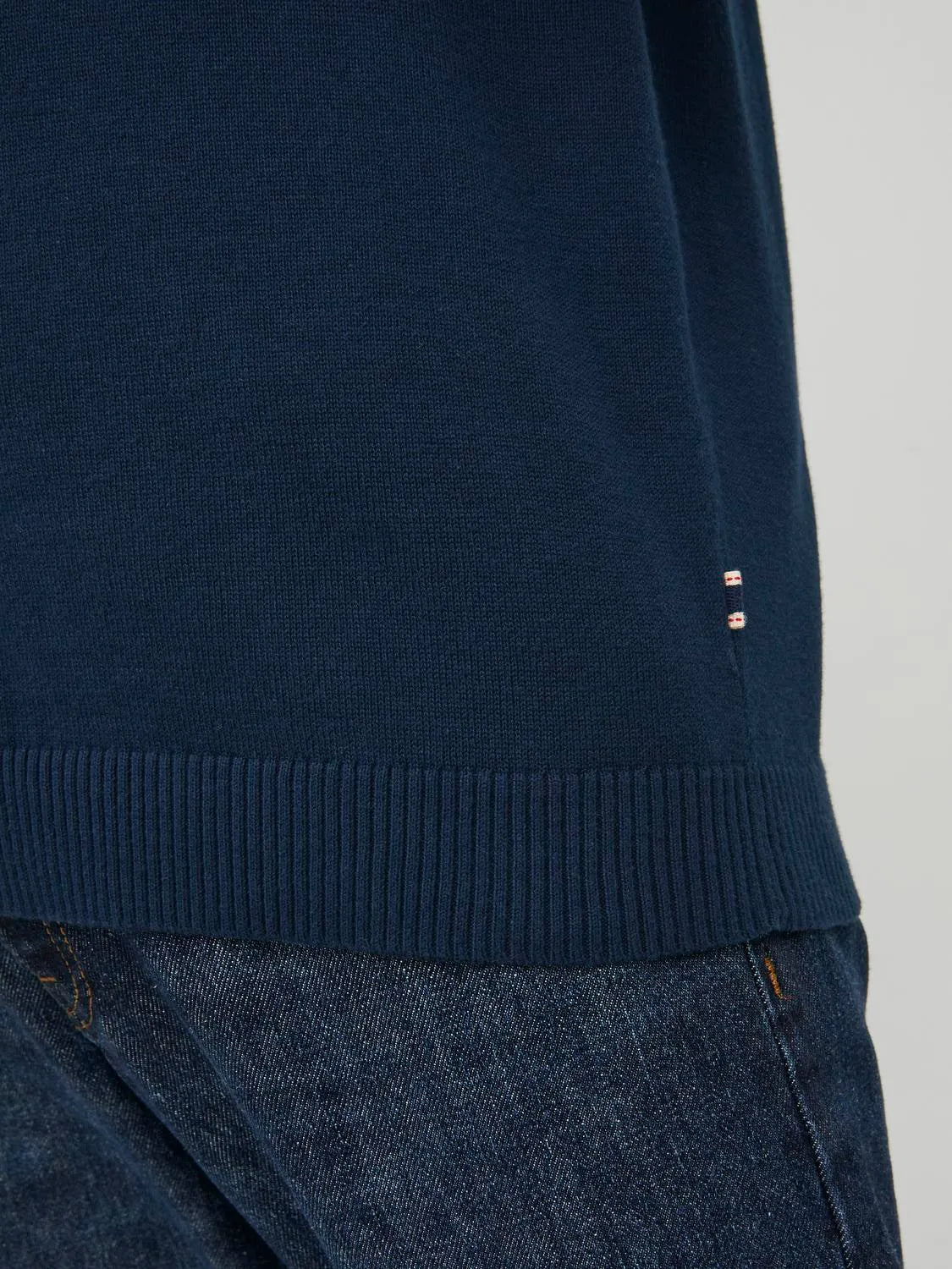 JACK & JONES MAGLIONE GIROCOLLO BASIC - Col. Dark navy