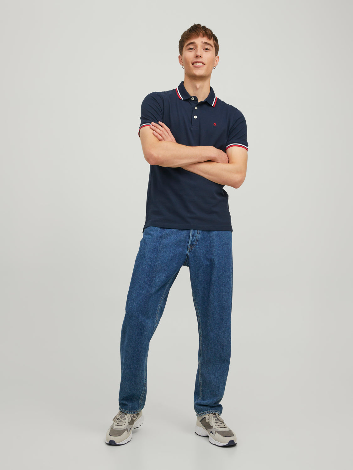 POLO "JACK & JONES" SLIM FIT - Navy Blazer