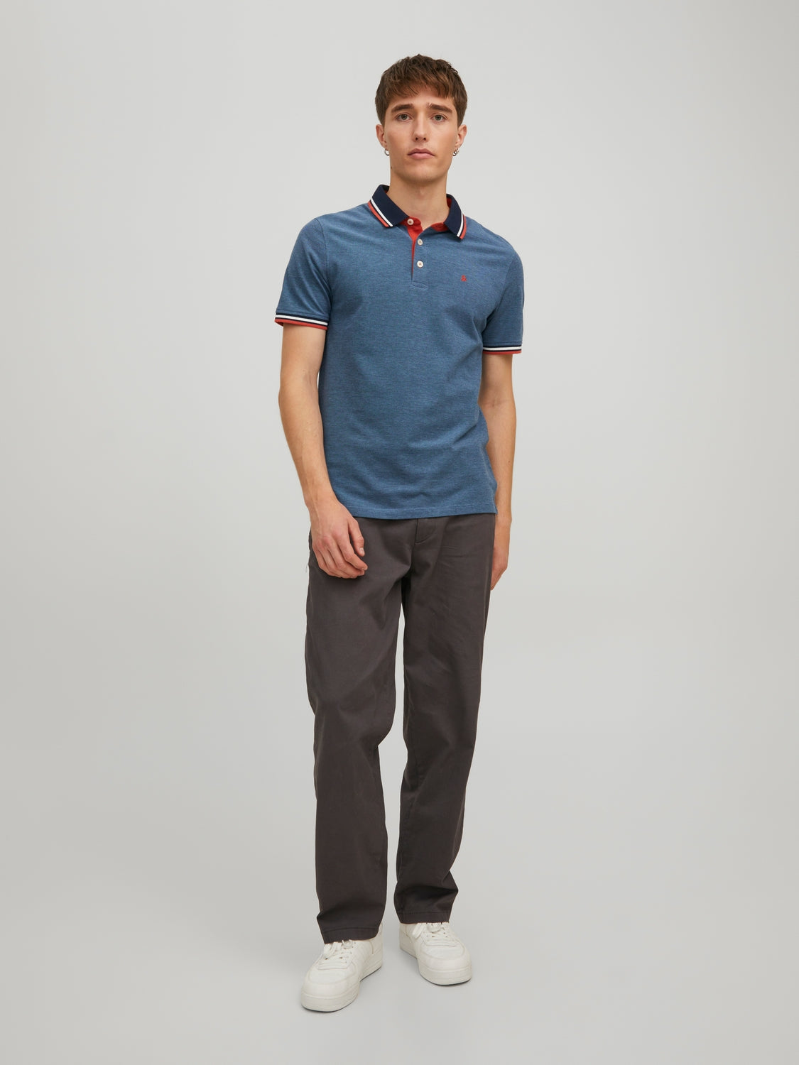 POLO "JACK & JONES" SLIM FIT - Denim Blue