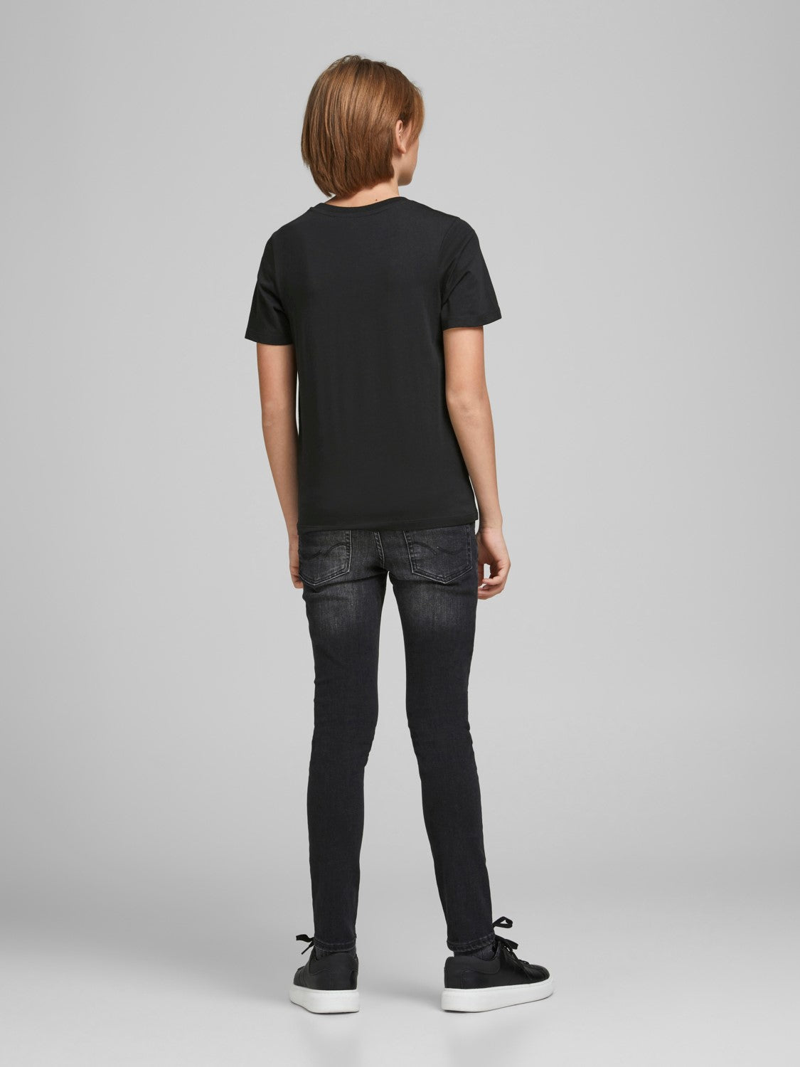 JUNIOR JACK & JONES T-SHIRT CON LOGO - Col. nero