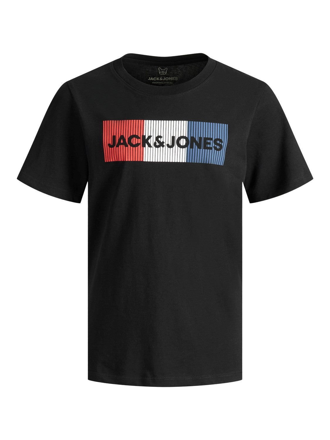 JUNIOR JACK & JONES T-SHIRT CON LOGO - Col. nero