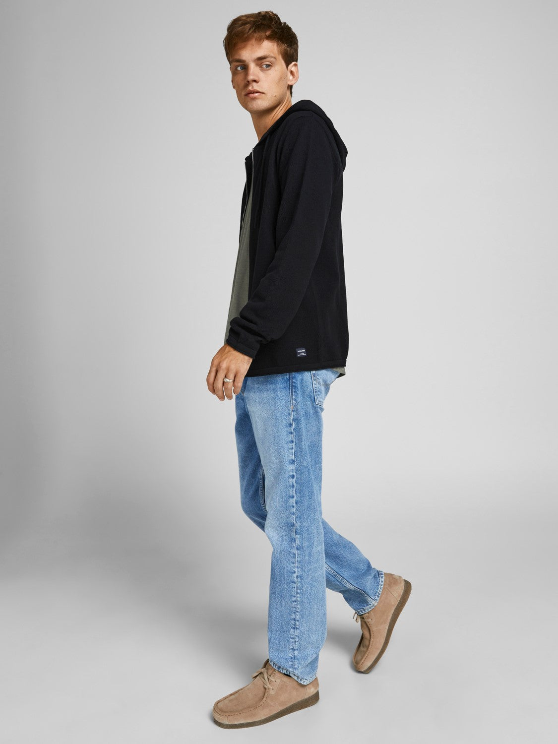 JACK & JONES CARDIGAN CON ZIP - Col. nero