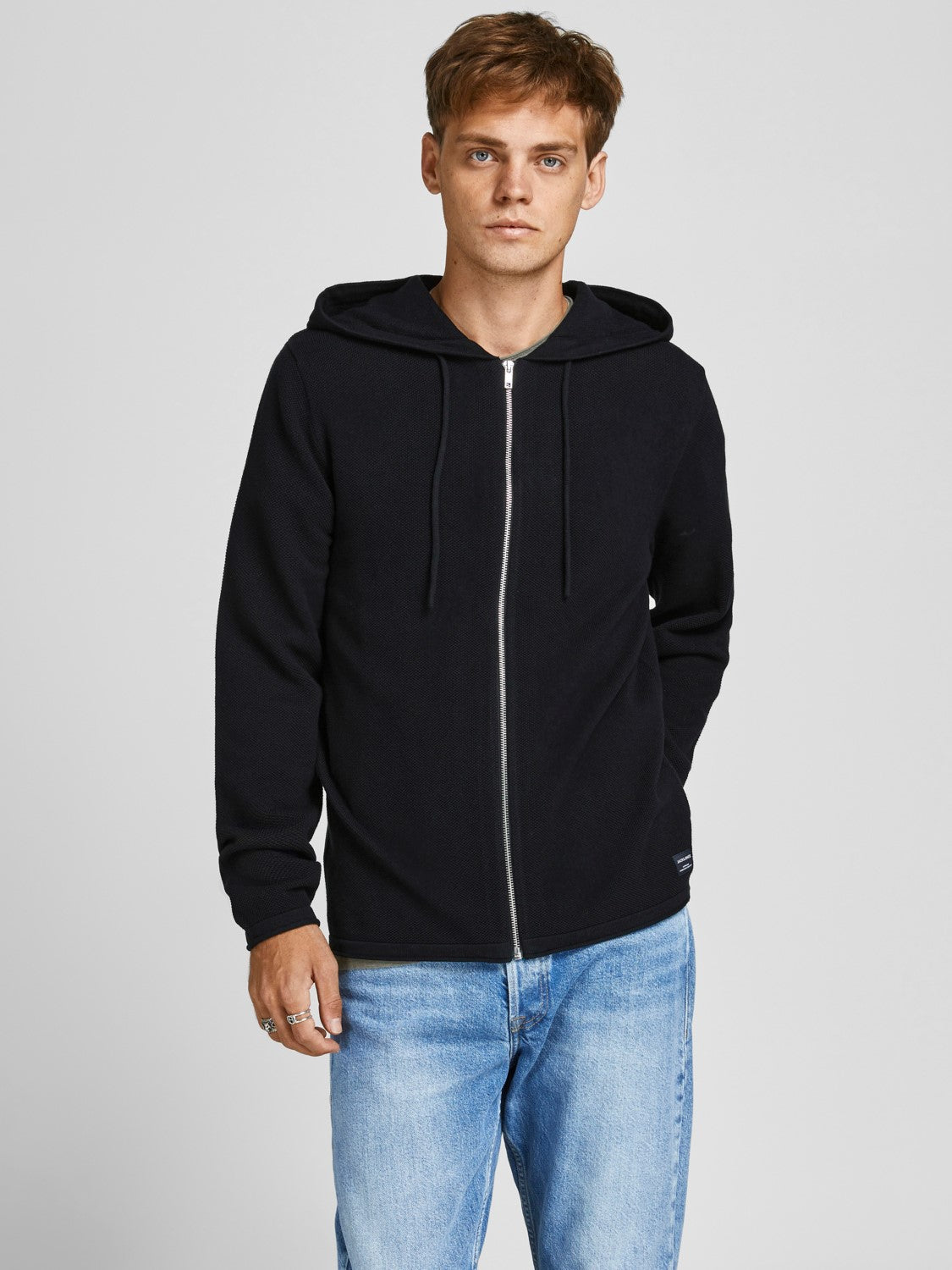 JACK & JONES CARDIGAN CON ZIP - Col. nero