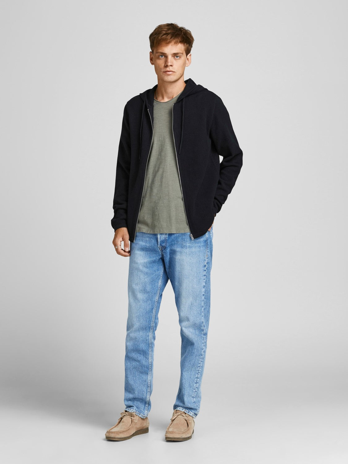 JACK & JONES CARDIGAN CON ZIP - Col. nero