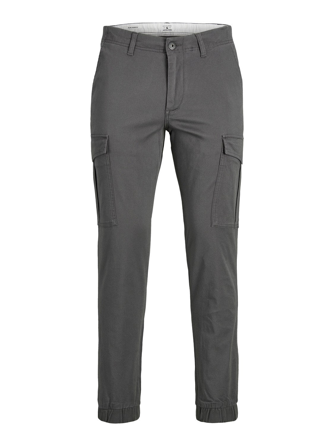 JACK & JONES PANTALONI CARGO CON TASCHE LATERALI - Col. Grigio