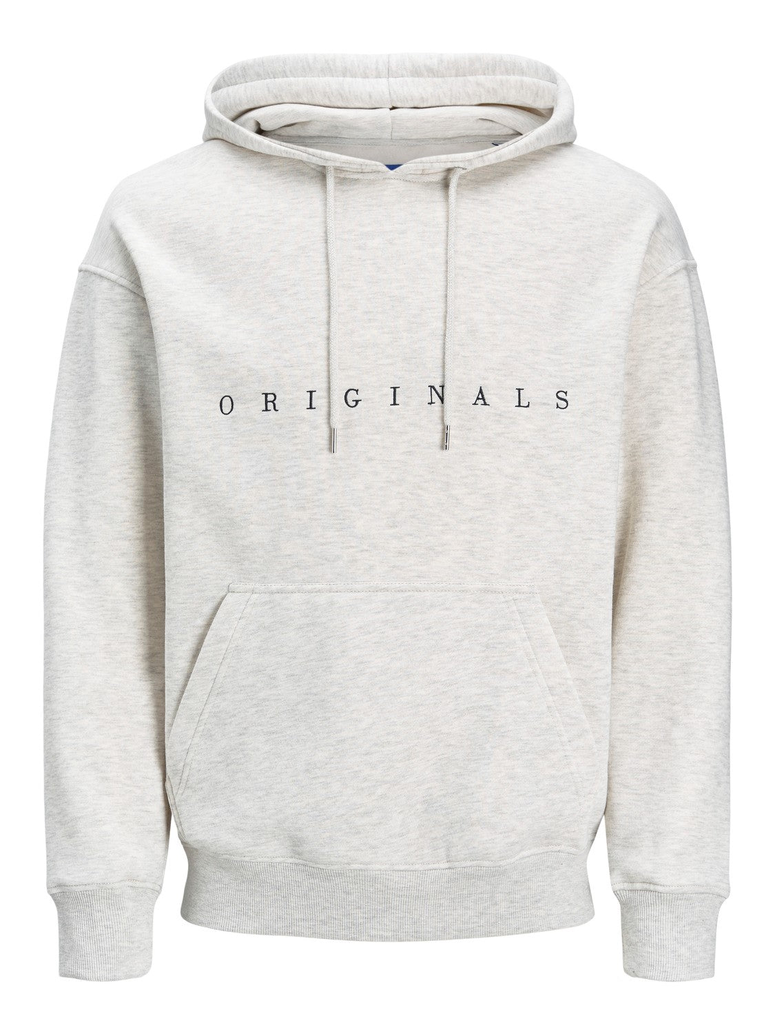 JACK & JONES FELPA CON CAPPUCCIO "ORIGINALS" - Col. grigio chiaro