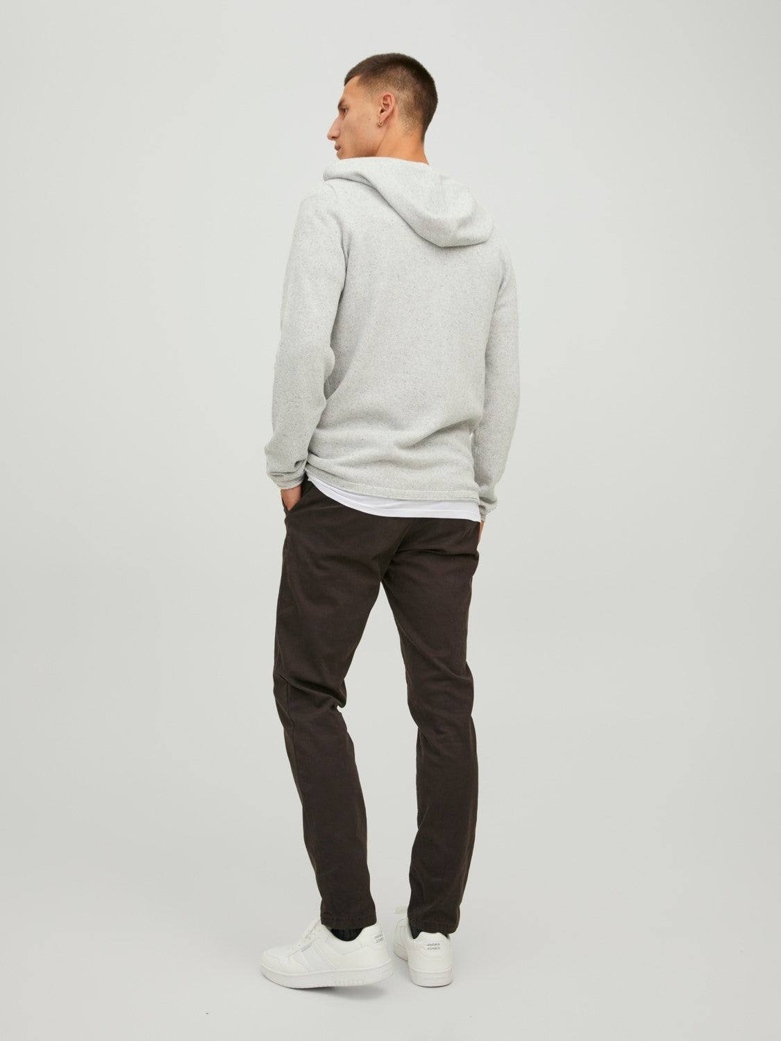 JACK & JONES CARDIGAN CON ZIP - Col. grigio