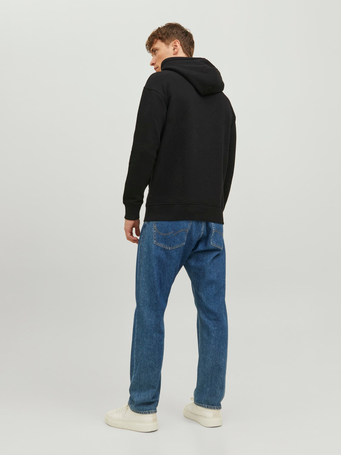 JACK & JONES FELPA CON CAPPUCCIO "ORIGINALS" - Col. nero