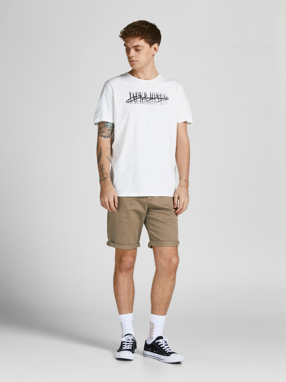 JACK & JONES PANTALONCINI CHINO - Beige