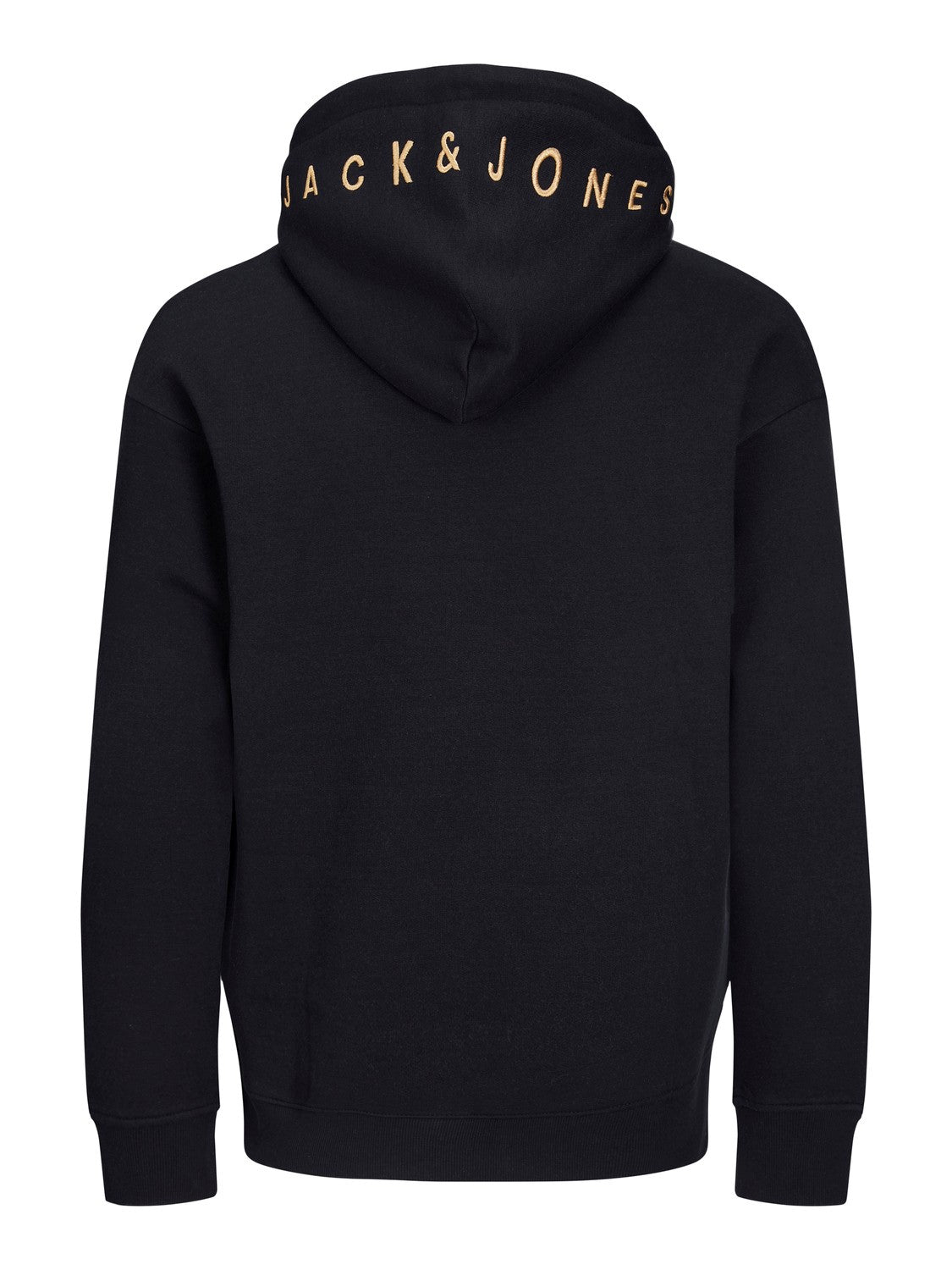 JACK & JONES FELPA CON CAPPUCCIO "ESSENTIALS" - Col. Nero