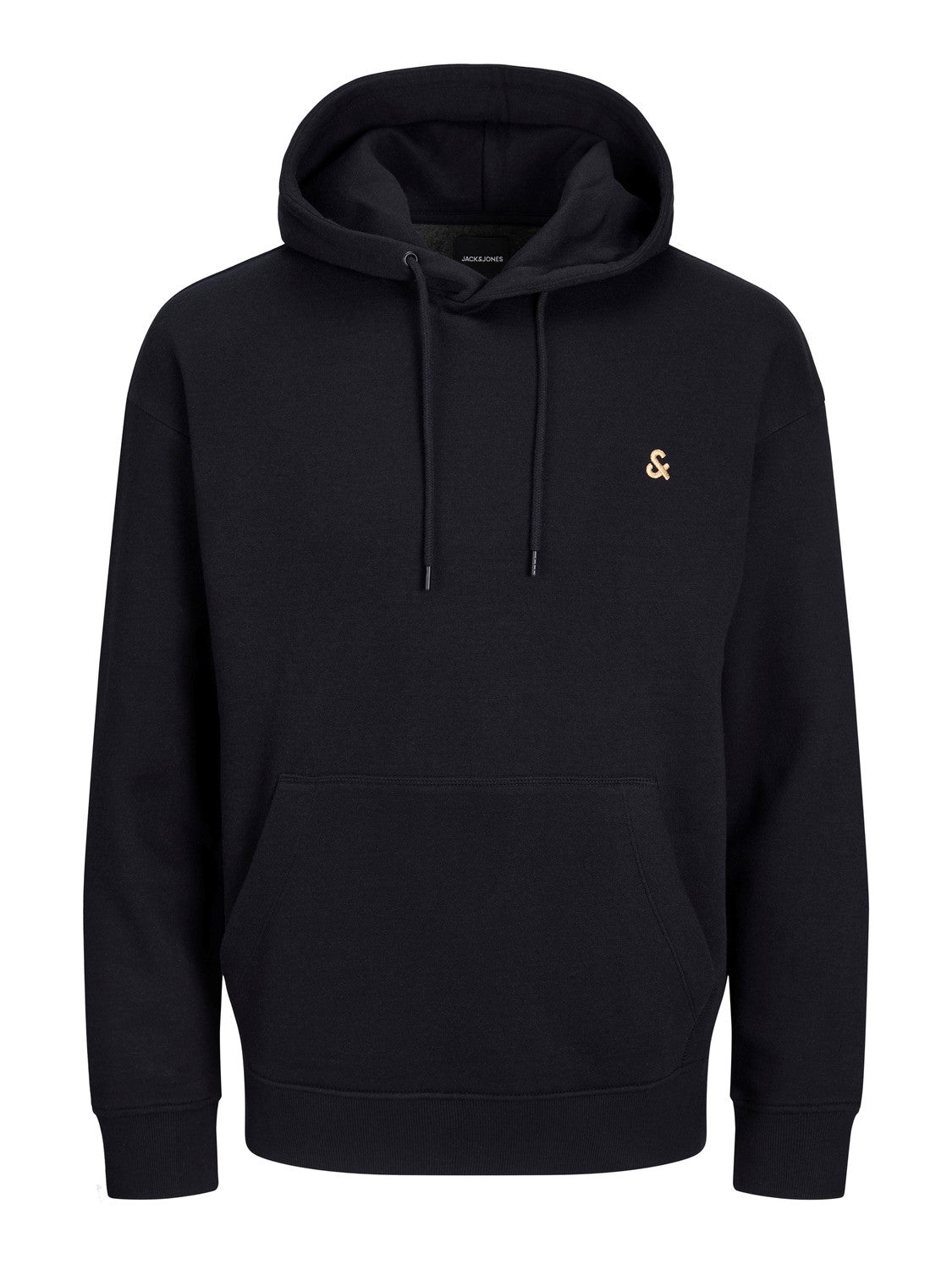 JACK & JONES FELPA CON CAPPUCCIO "ESSENTIALS" - Col. Nero