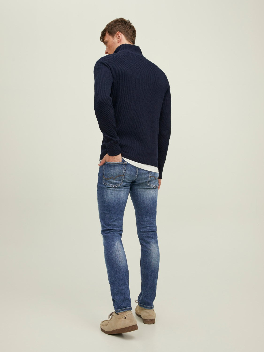 JACK & JONES JEANS SLIM - Blue Denim