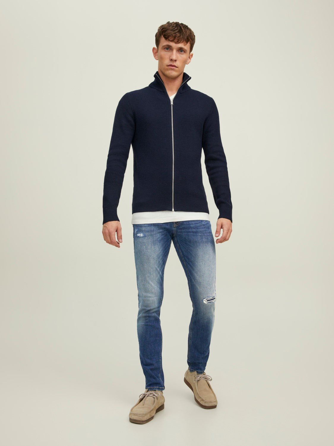 JACK & JONES JEANS SLIM - Blue Denim