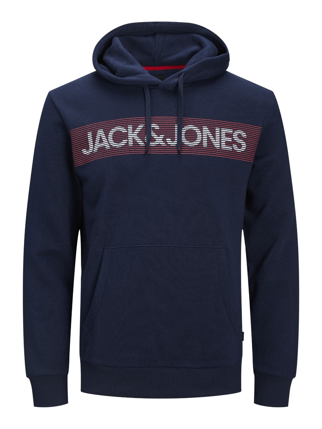 JACK & JONES FELPA CON CAPPUCCIO CON LOGO - Navy Blazer