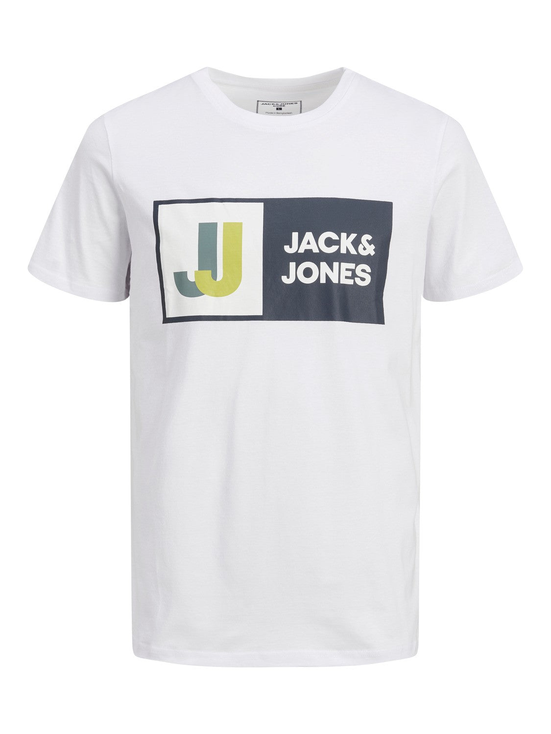 JUNIOR JACK & JONES T-SHIRT CON LOGO JJ - Col. bianco