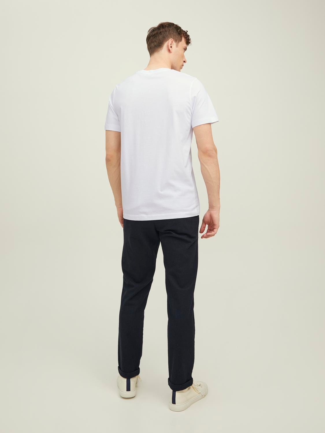 JACK & JONES T-SHIRT ORIGINALS PREMIUM - Col. Bianco