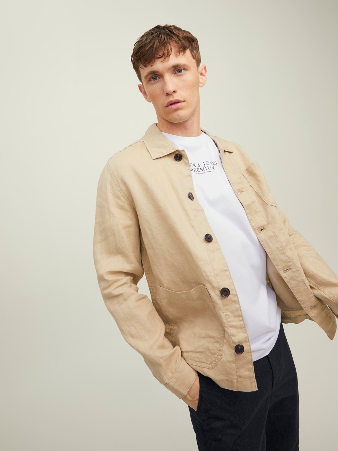 JACK & JONES T-SHIRT ORIGINALS PREMIUM - Col. Bianco