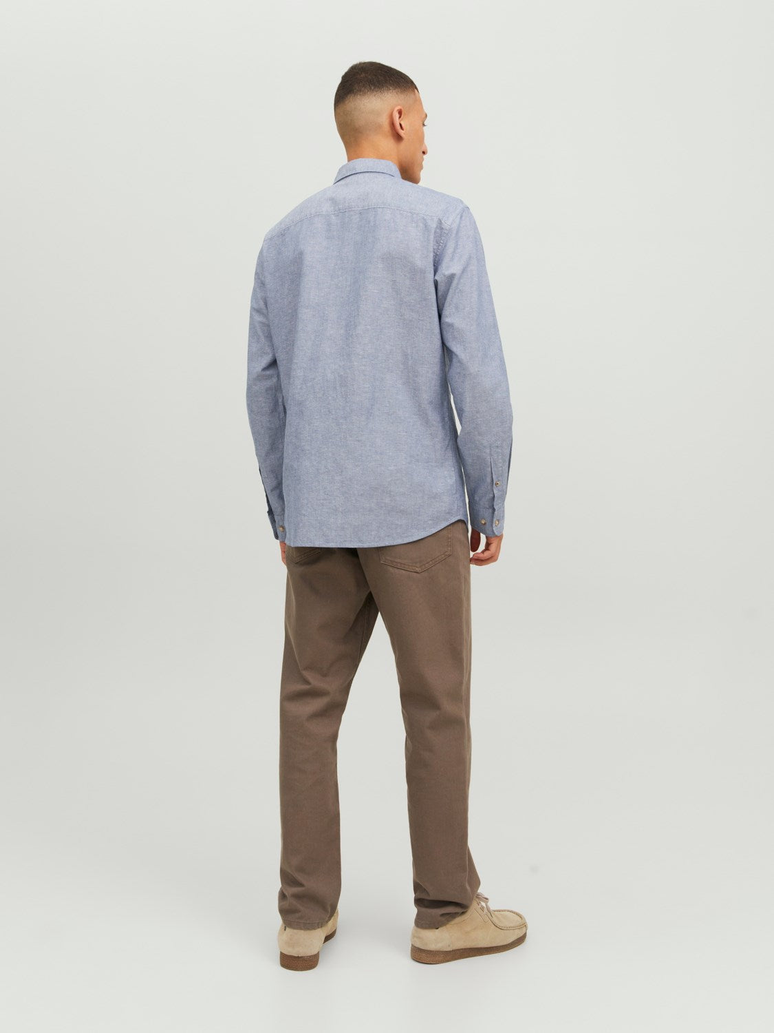 JACK & JONES CAMICIA CASUAL SLIM FIT - Col. Blu