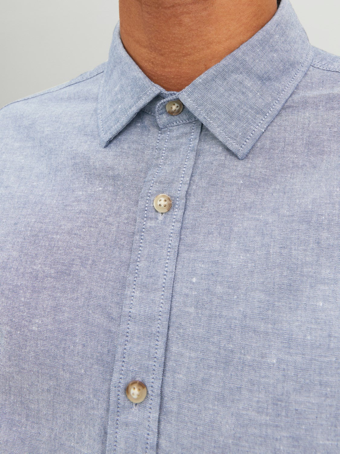 JACK & JONES CAMICIA CASUAL SLIM FIT - Col. Blu
