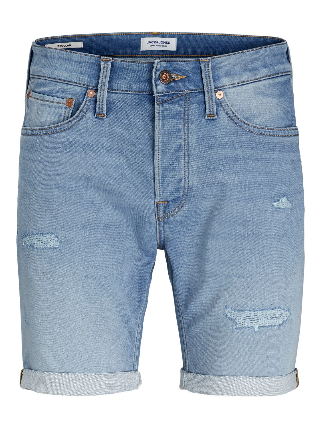 JACK &J ONES BERMUDA IN JEANS - BLUE LIGHT