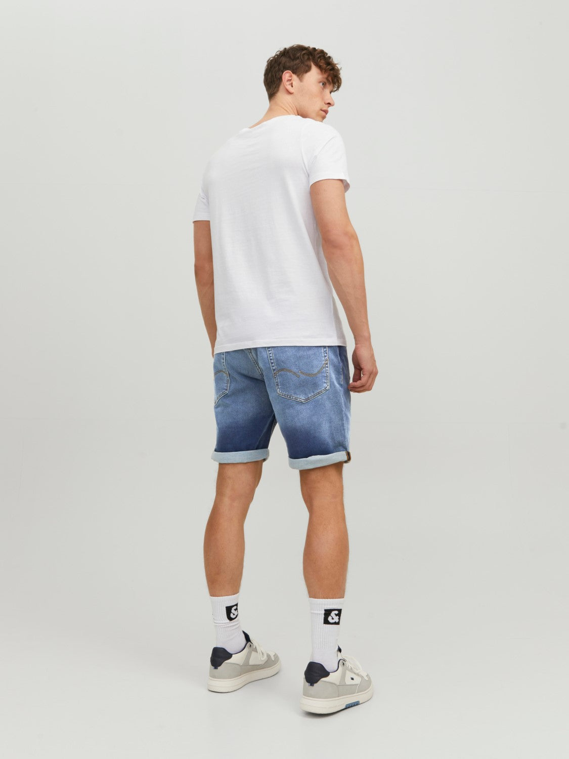 JACK & JONES BERMUDA IN JEANS - BLUE DENIM