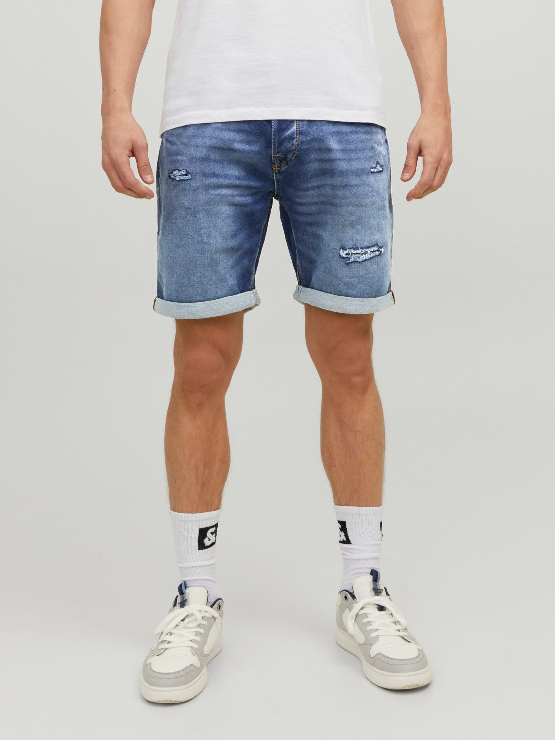 JACK & JONES BERMUDA IN JEANS - BLUE DENIM