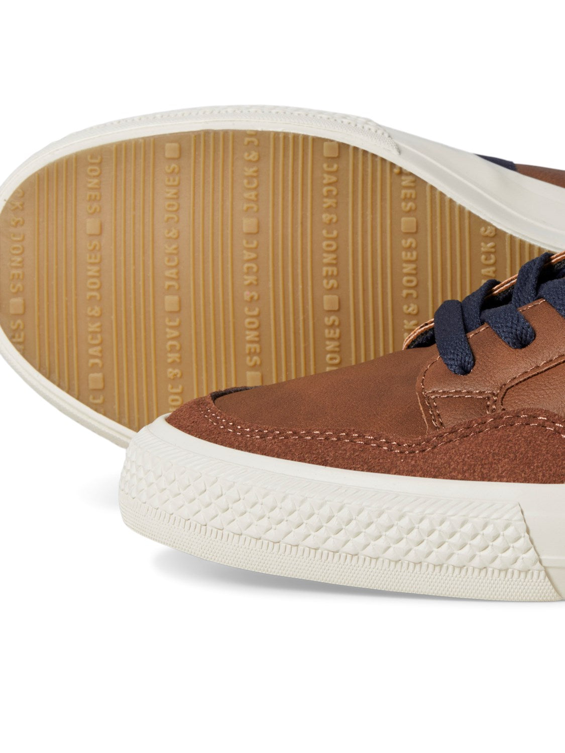 JACK & JONES SNEAKERS - Cognac Navy / Red