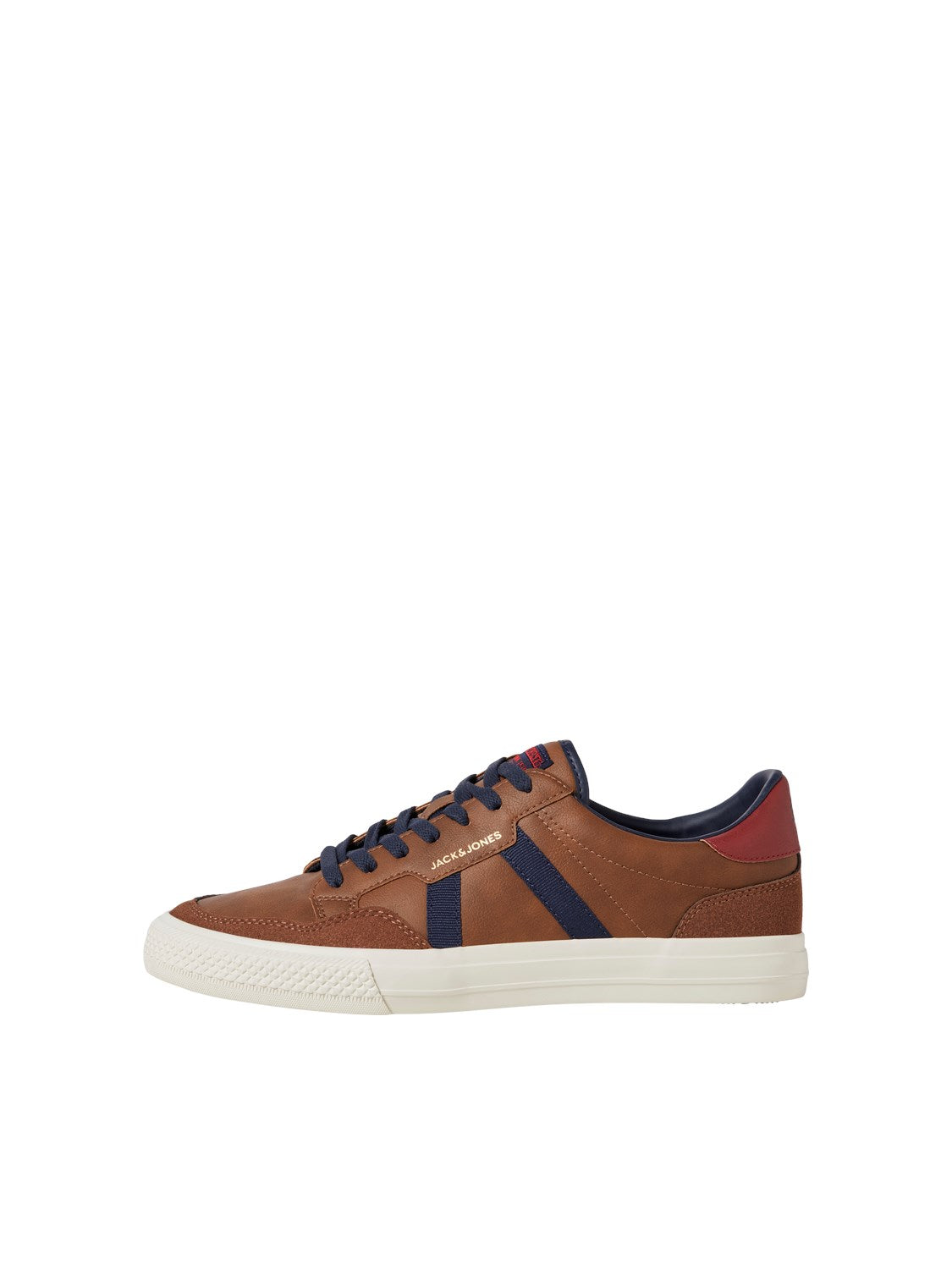 JACK & JONES SNEAKERS - Cognac Navy / Red