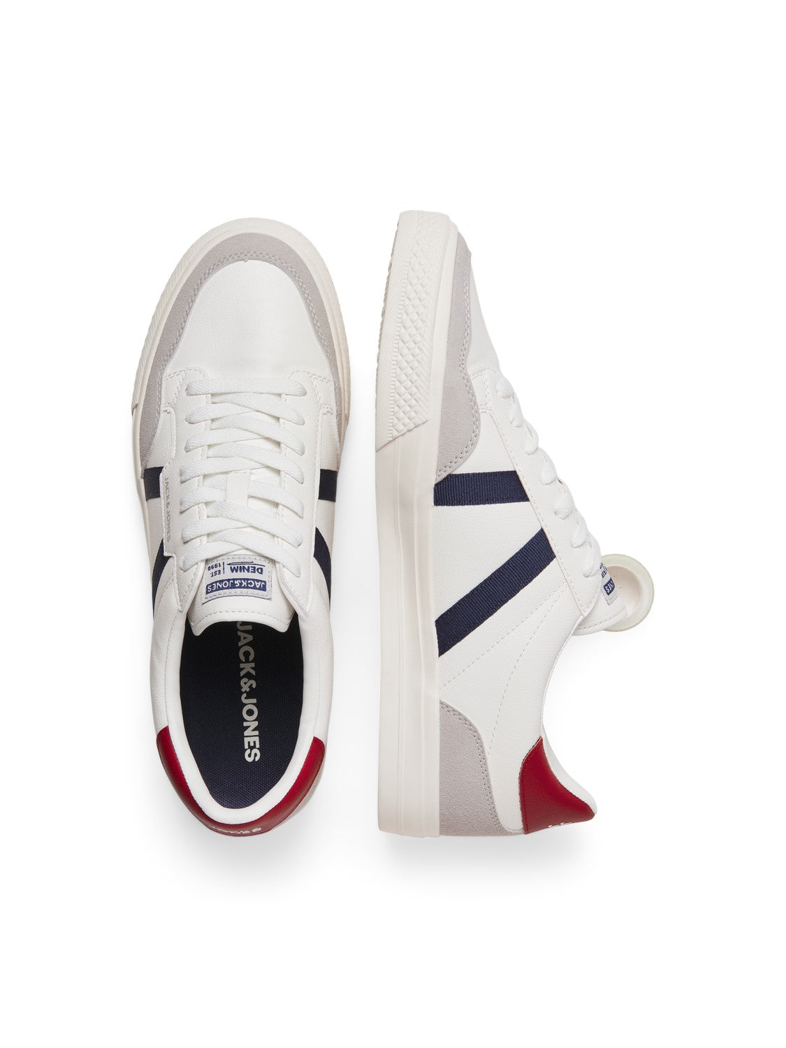 JACK & JONES SNEAKERS - Navy / Red