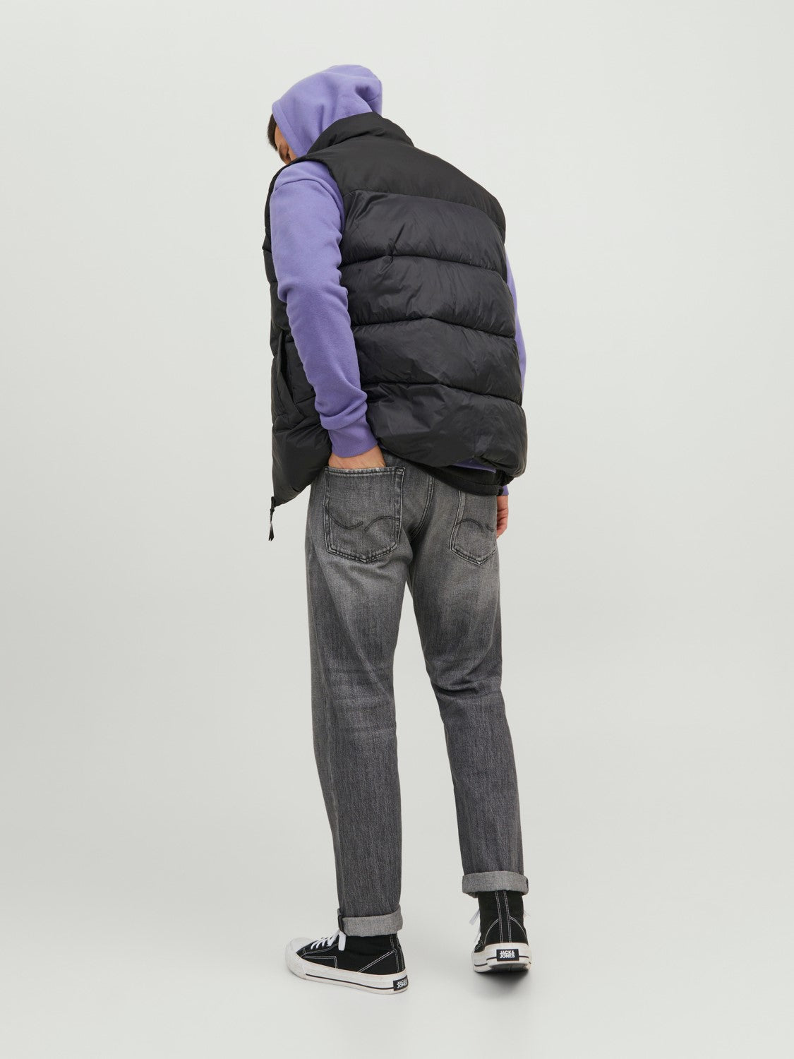 JACK & JONES GIUBBOTTO SMANICATO BODYWARMER - Col. Nero