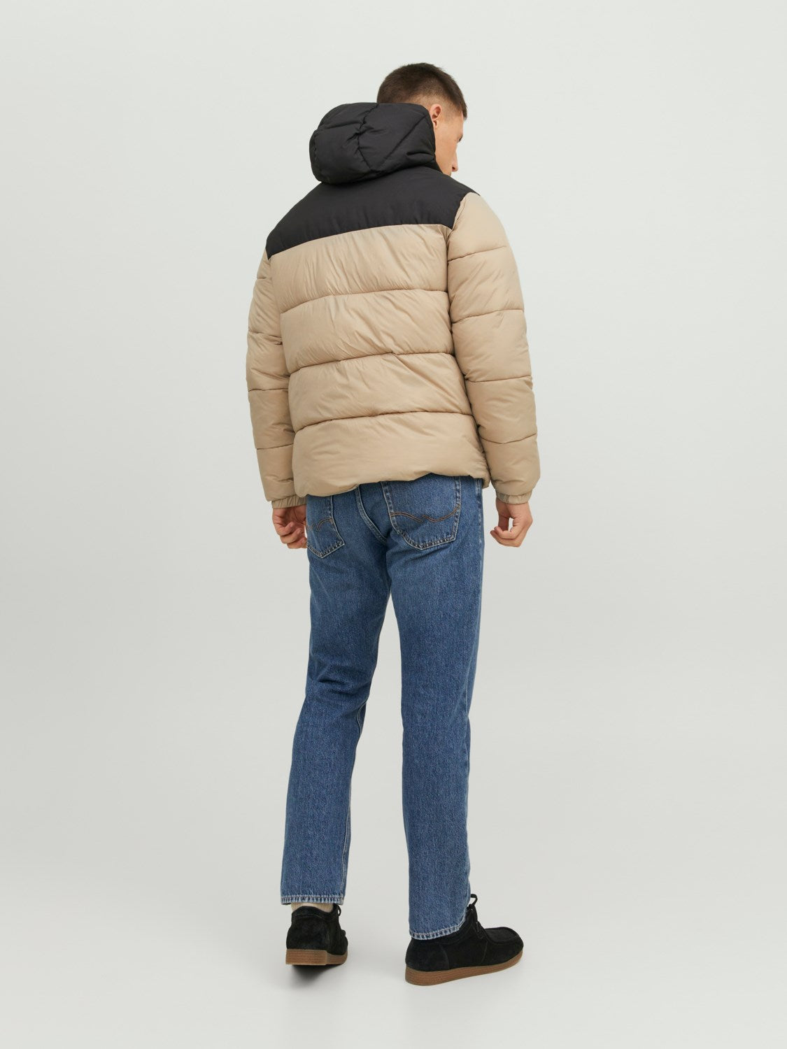 JACK & JONES PIUMINO CON CAPPUCCIO - Col. Beige