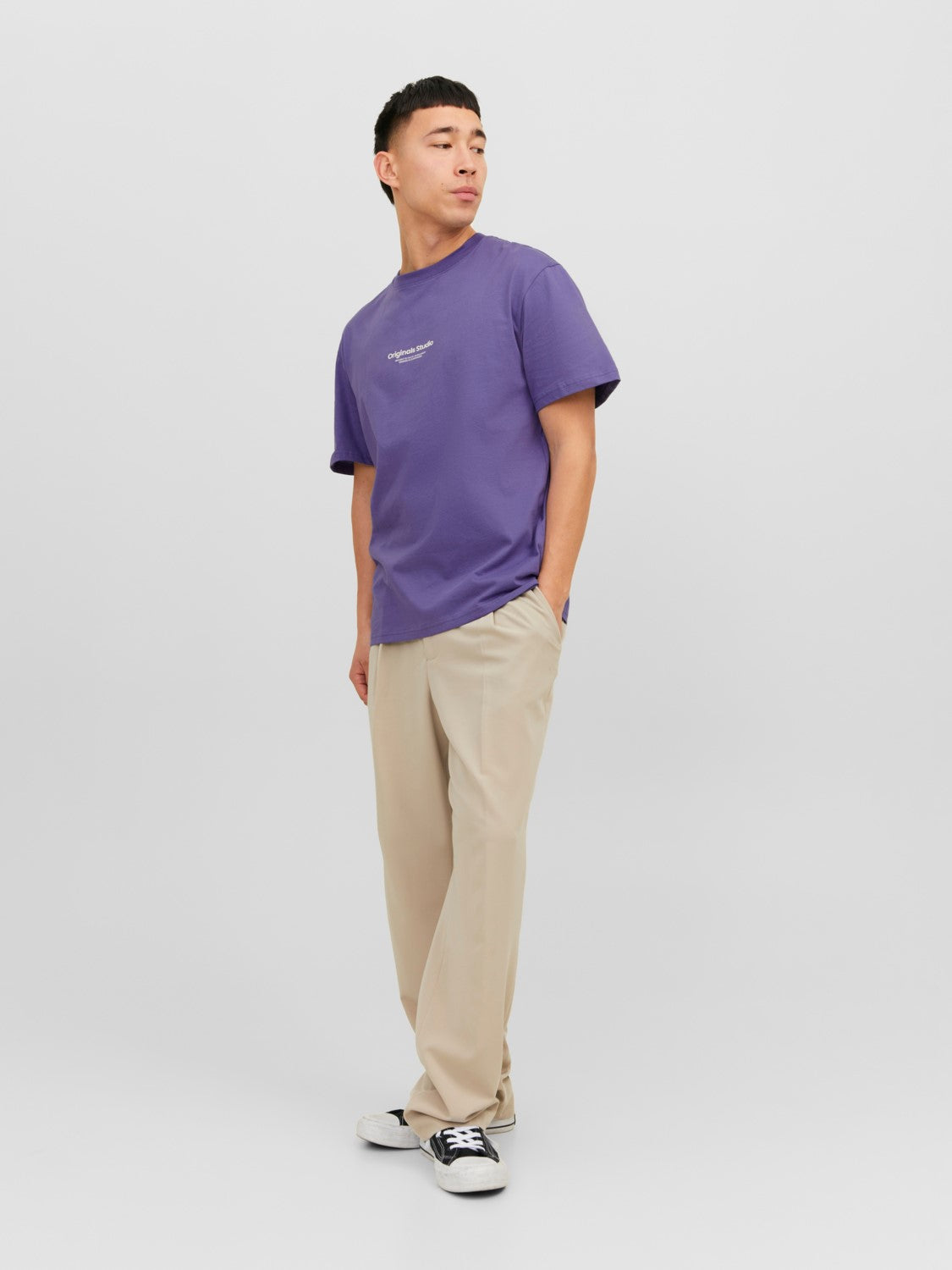 JACK & JONES T-SHIRT ORIGINALS STUDIO - Col. Twilight Purple