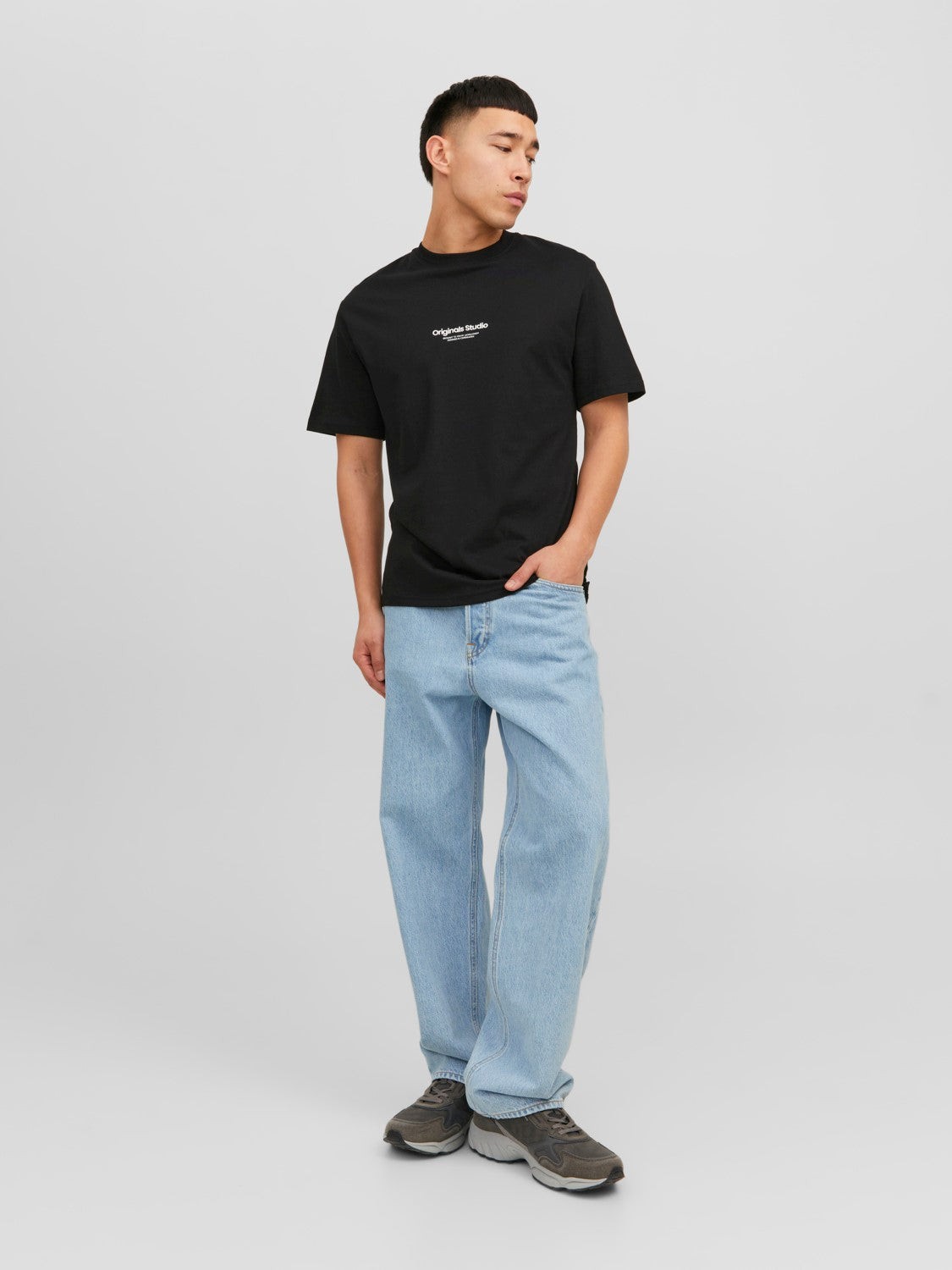 JACK & JONES T-SHIRT ORIGINALS STUDIO - Col. Nero