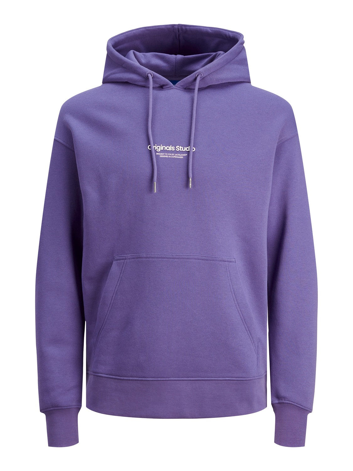 JACK & JONES FELPA CON CAPPUCCIO "ORIGINALS STUDIO" - Col. Viola