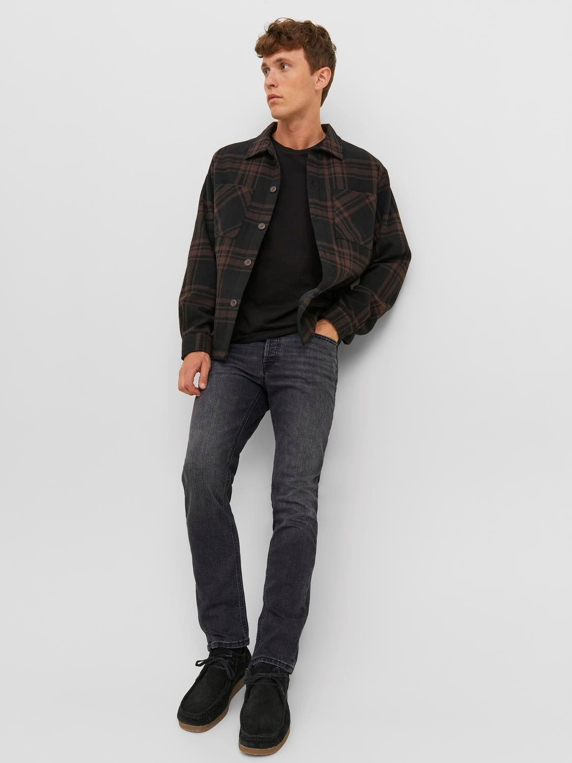JACK & JONES JEANS SLIM - Black Denim