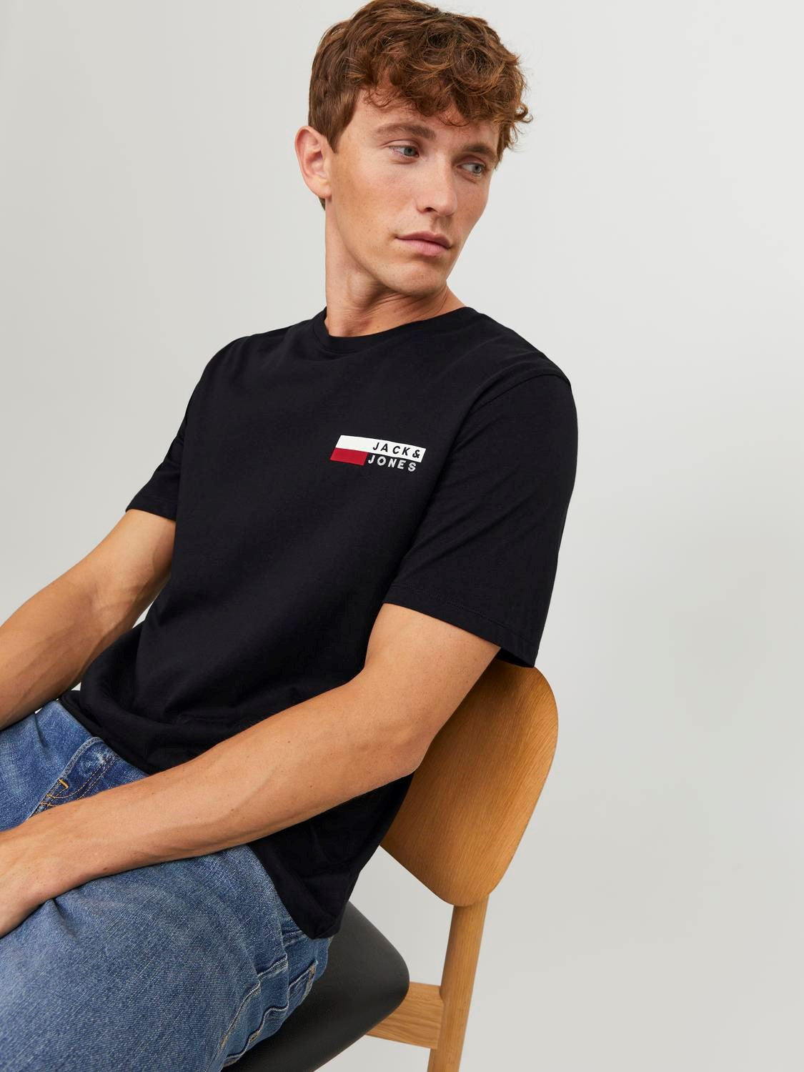 JACK & JONES T-SHIRT ESSENTIALS - Col. nero