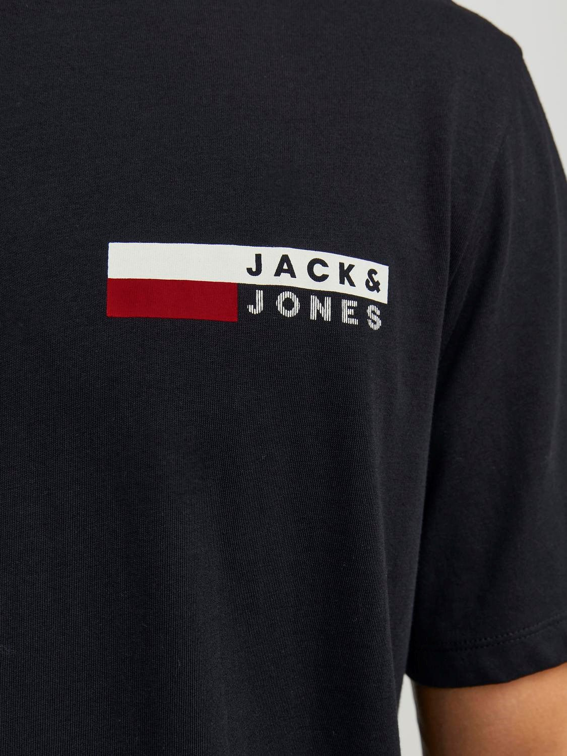 JACK & JONES T-SHIRT ESSENTIALS - Col. nero