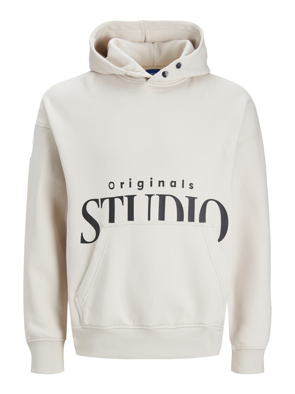 JACK & JONES FELPA CON CAPPUCCIO "ORIGINALS STUDIO" - Col. Beige
