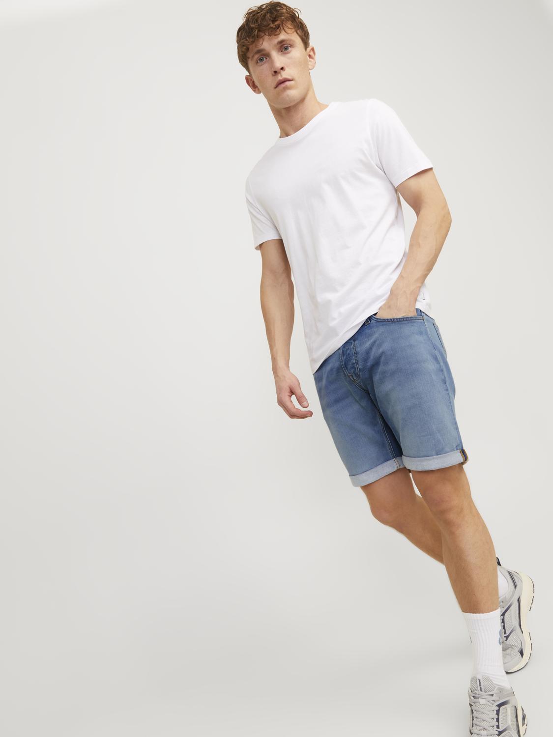 JACK & JONES DENIM BASIC SHORTS