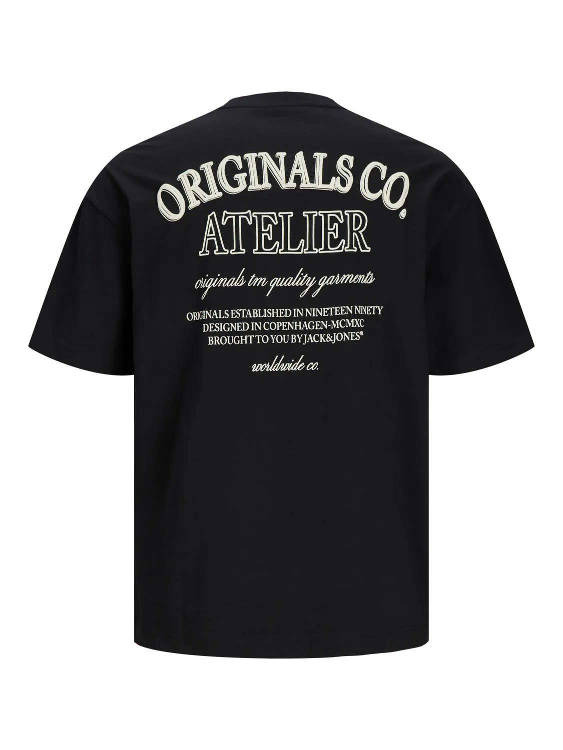 JACK & JONES T-SHIRT 'ORIGINALS CO ATELIER' - Col. Nero