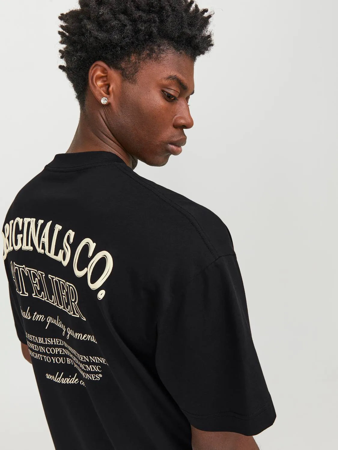 JACK & JONES T-SHIRT 'ORIGINALS CO ATELIER' - Col. Nero