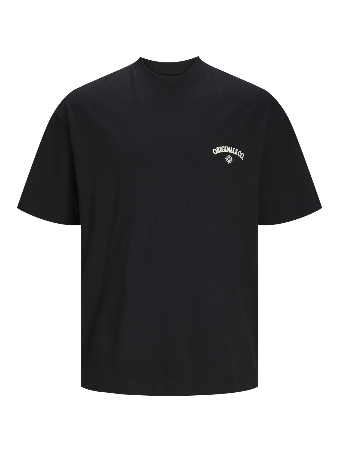 JACK & JONES T-SHIRT SANTORINI - Col. nero
