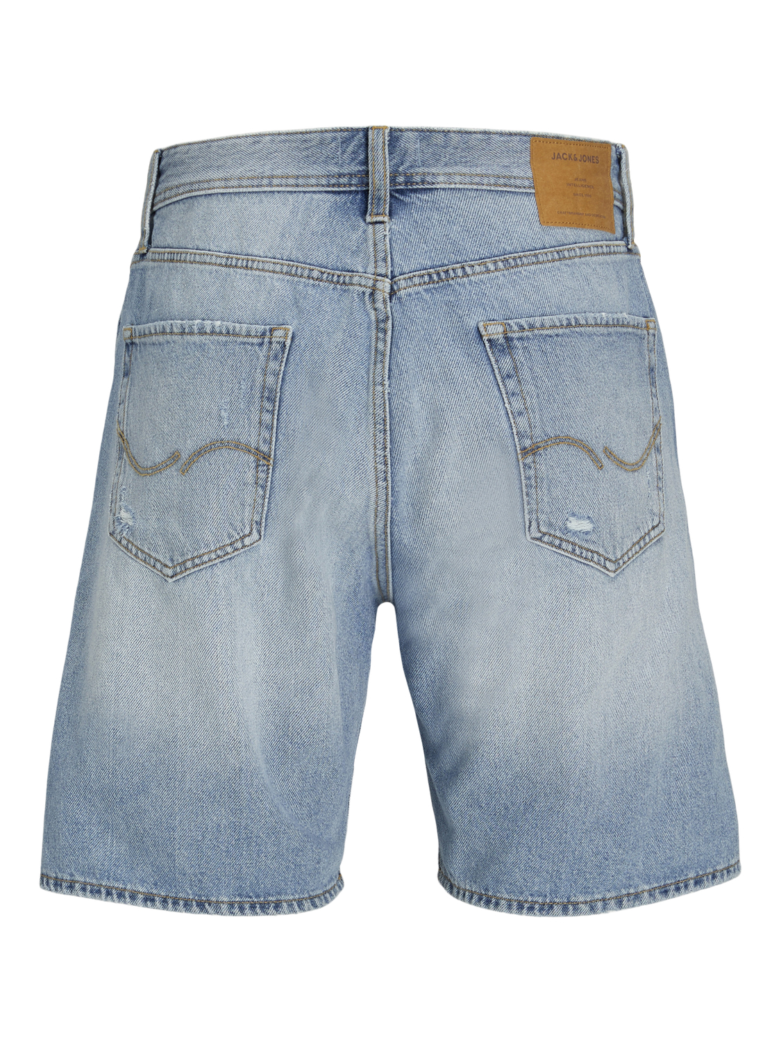 JACK & JONES DENIM RELAXED FIT SHORTS CON STRAPPI